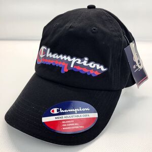 Champion Retro Men's Adjustable "Dad" Hat Cap Black One Size Strapback New